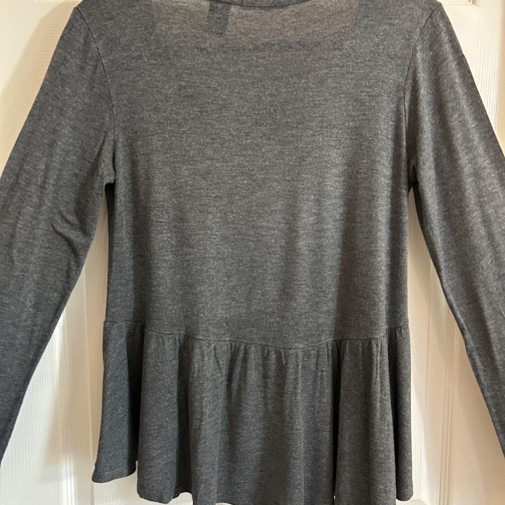 BKE Ruffle Hem Top, Small - Picture 3 of 3